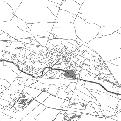 ROAD MAP OF CASTELNAUDARY, FRANCE BY MAPBAKES