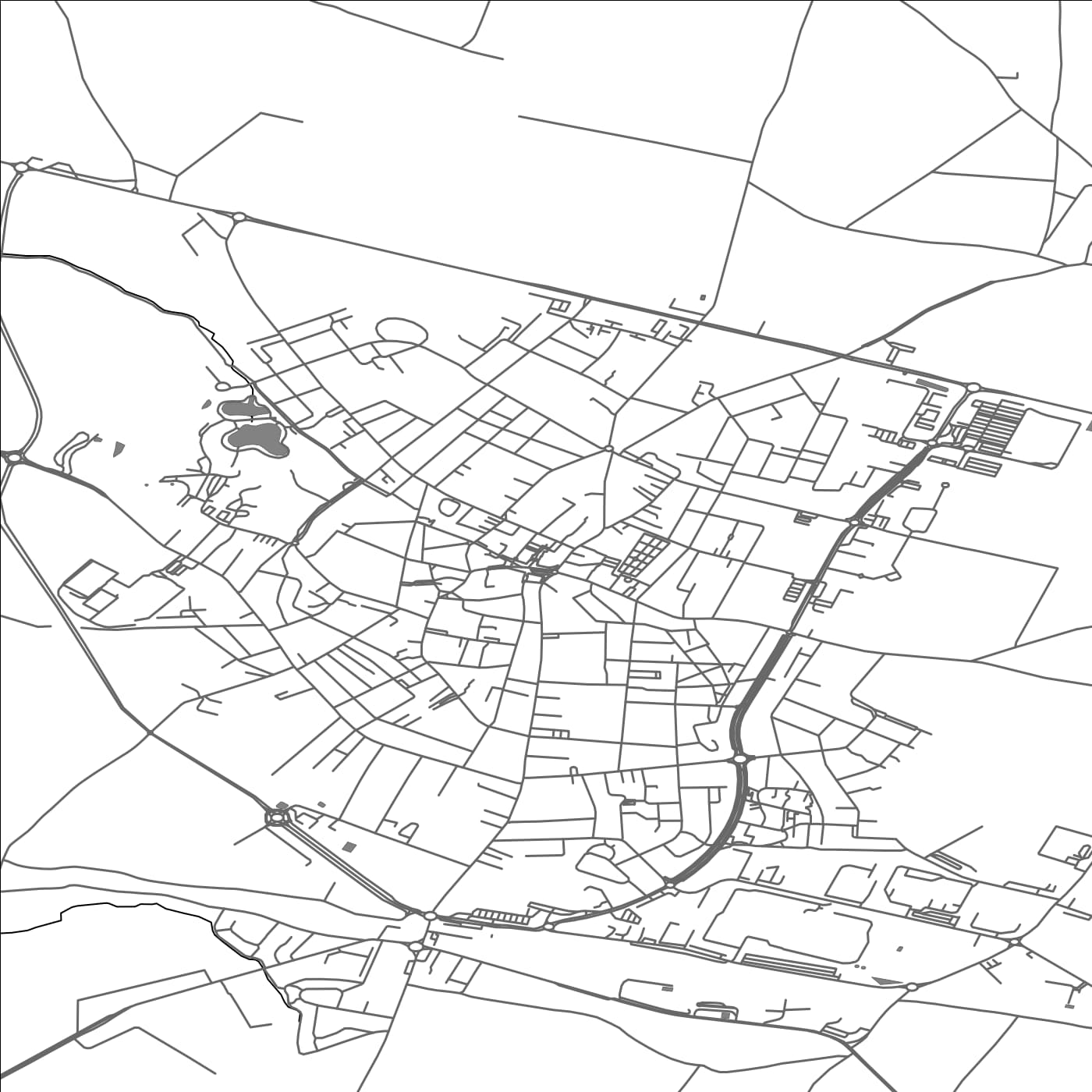 ROAD MAP OF CAUDRY, FRANCE BY MAPBAKES