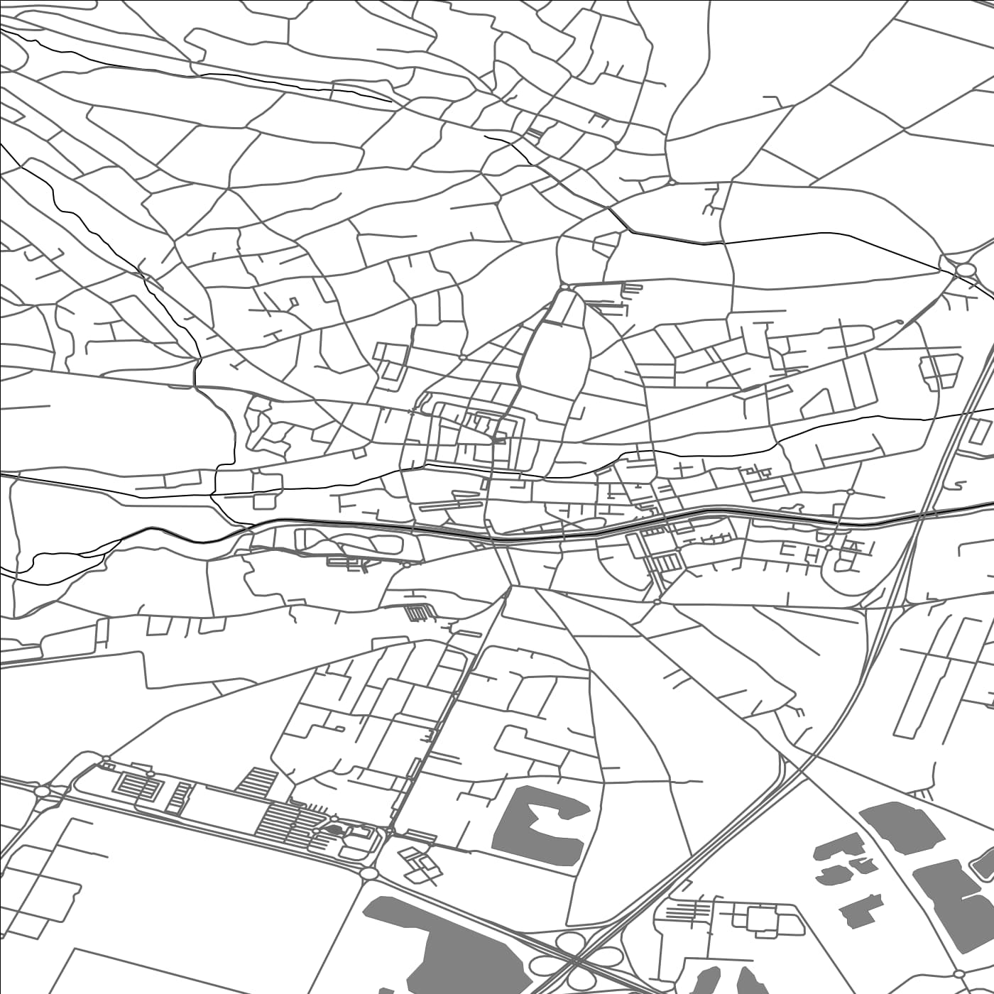 ROAD MAP OF CERNAY, FRANCE BY MAPBAKES