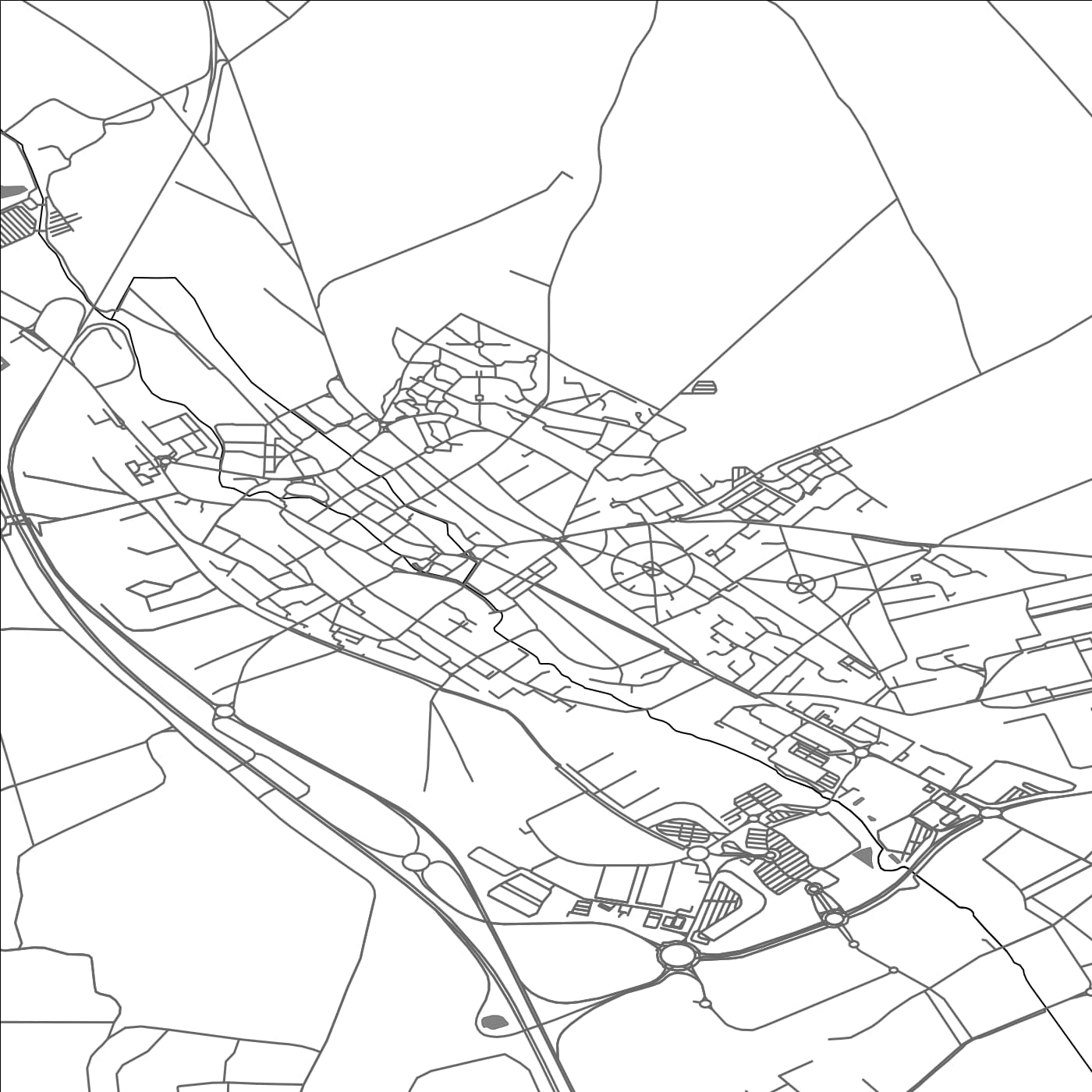 ROAD MAP OF CHAMBLY, FRANCE BY MAPBAKES