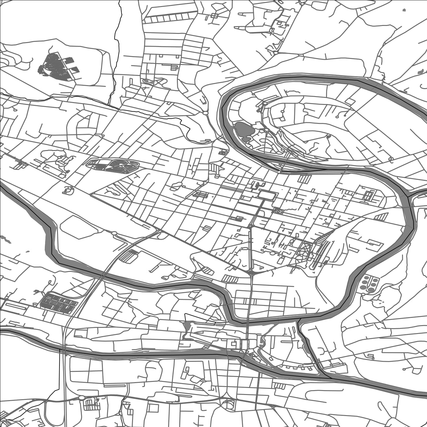 ROAD MAP OF CHARLEVILLE-MEZIERES, FRANCE BY MAPBAKES