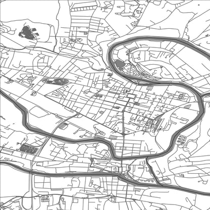 ROAD MAP OF CHARLEVILLE-MEZIERES, FRANCE BY MAPBAKES