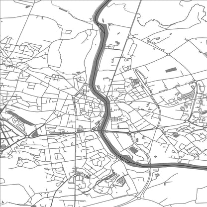 ROAD MAP OF CHATEAU-GONTIER, FRANCE BY MAPBAKES