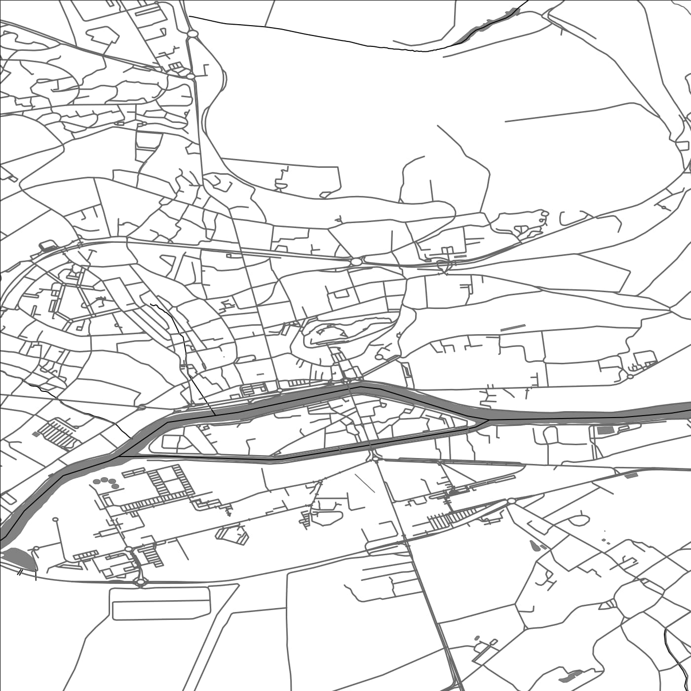 ROAD MAP OF CHATEAU-THIERRY, FRANCE BY MAPBAKES