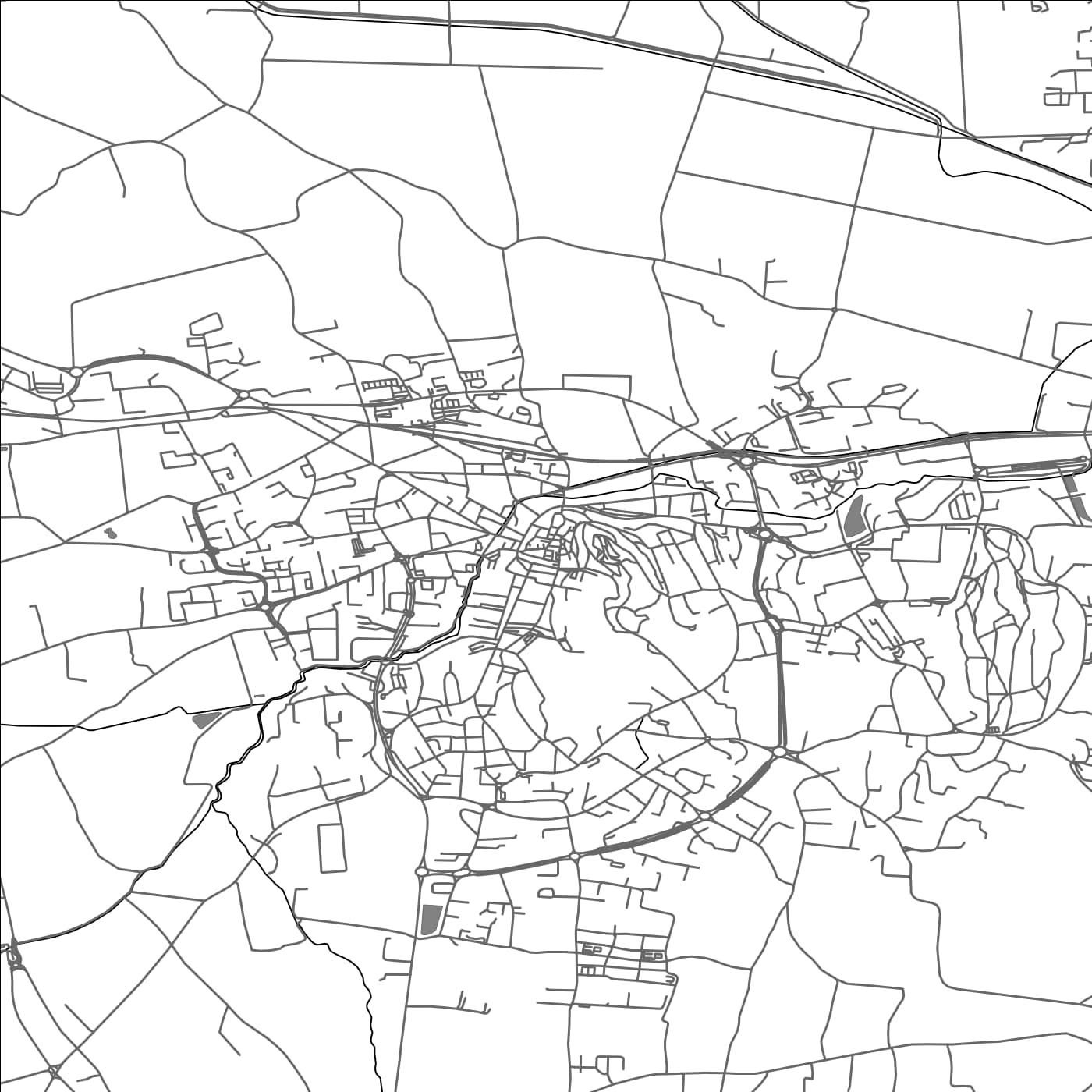 ROAD MAP OF CHATEAURENARD, FRANCE BY MAPBAKES