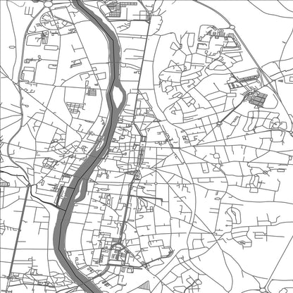 ROAD MAP OF CHATELLERAULT, FRANCE BY MAPBAKES