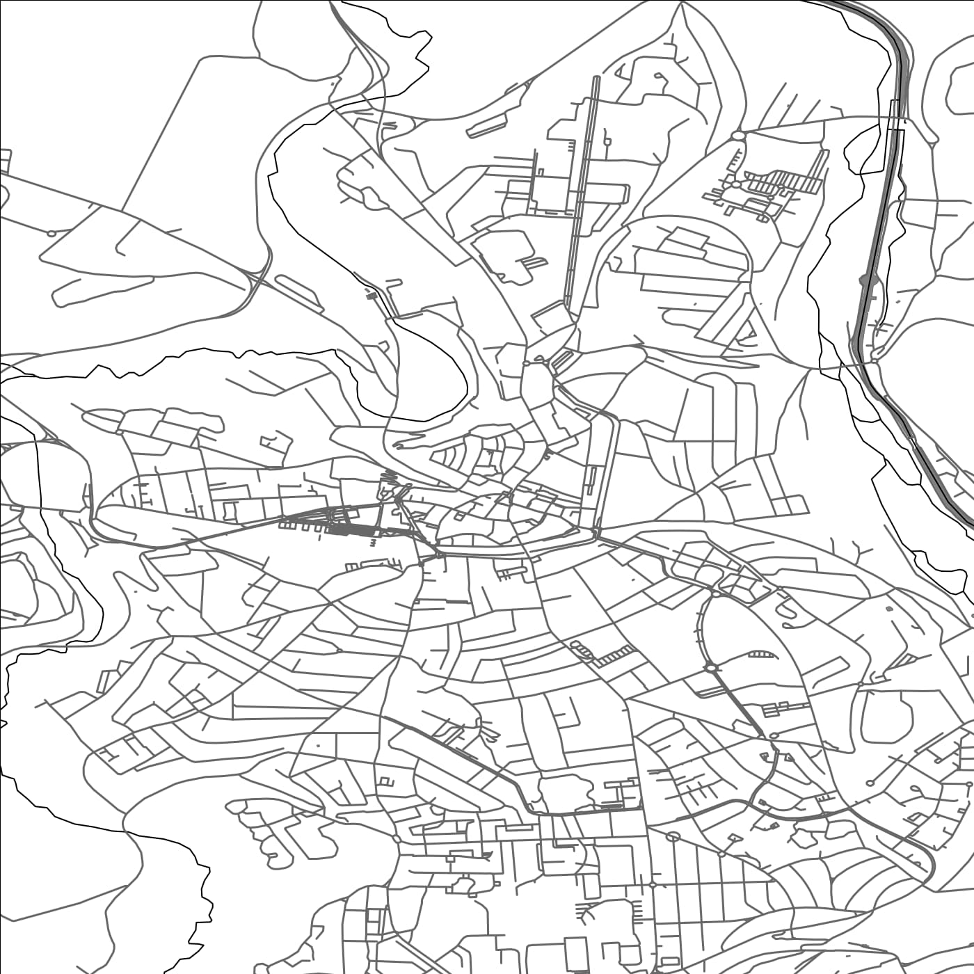 ROAD MAP OF CHAUMONT, FRANCE BY MAPBAKES