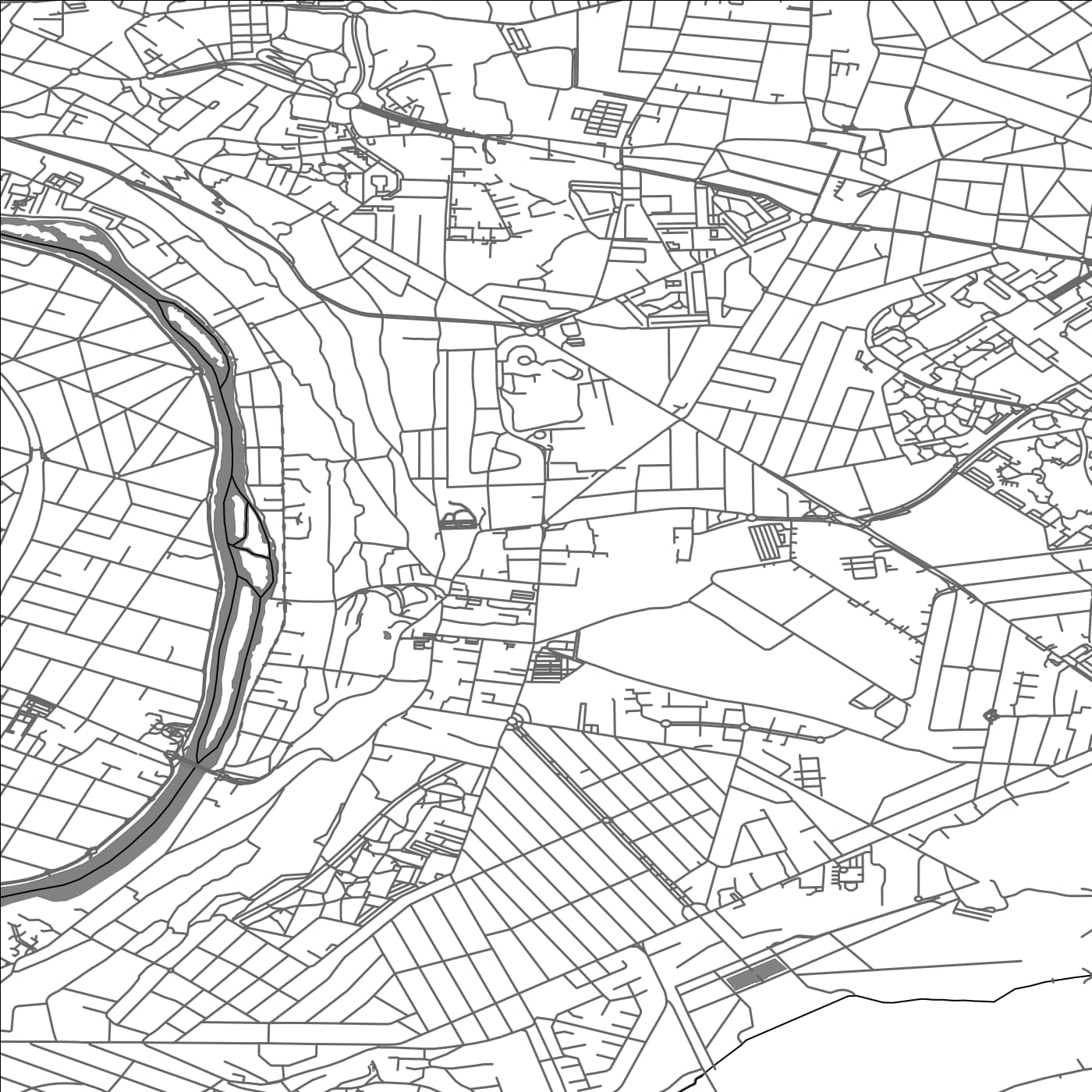 ROAD MAP OF CHENNEVIERES-SUR-MARNE, FRANCE BY MAPBAKES