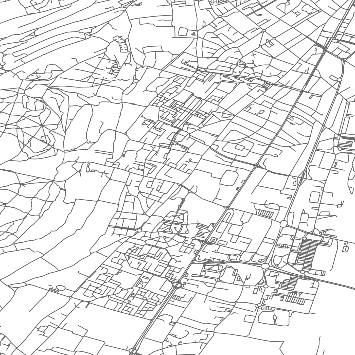 ROAD MAP OF CHENOVE, FRANCE BY MAPBAKES