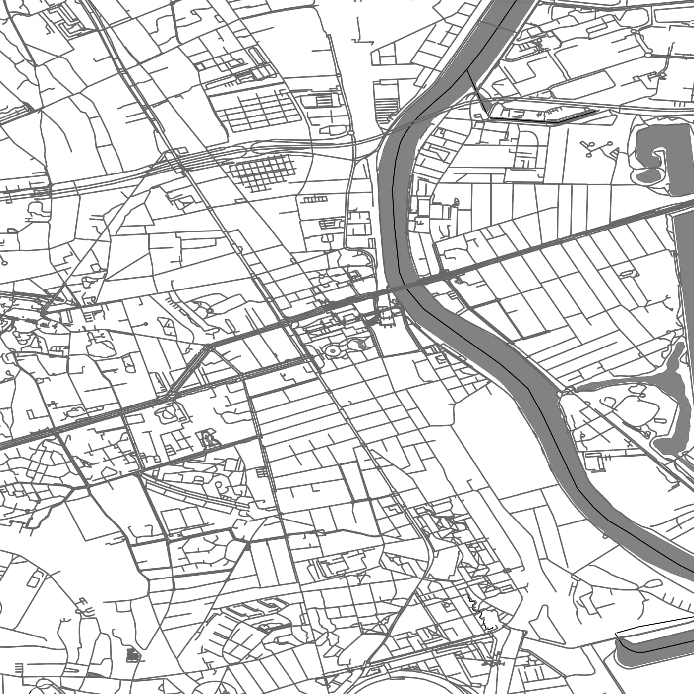 ROAD MAP OF CHOISY-LE-ROI, FRANCE BY MAPBAKES