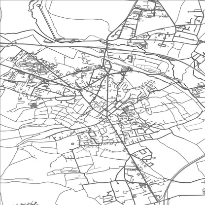 ROAD MAP OF CLERMONT, FRANCE BY MAPBAKES