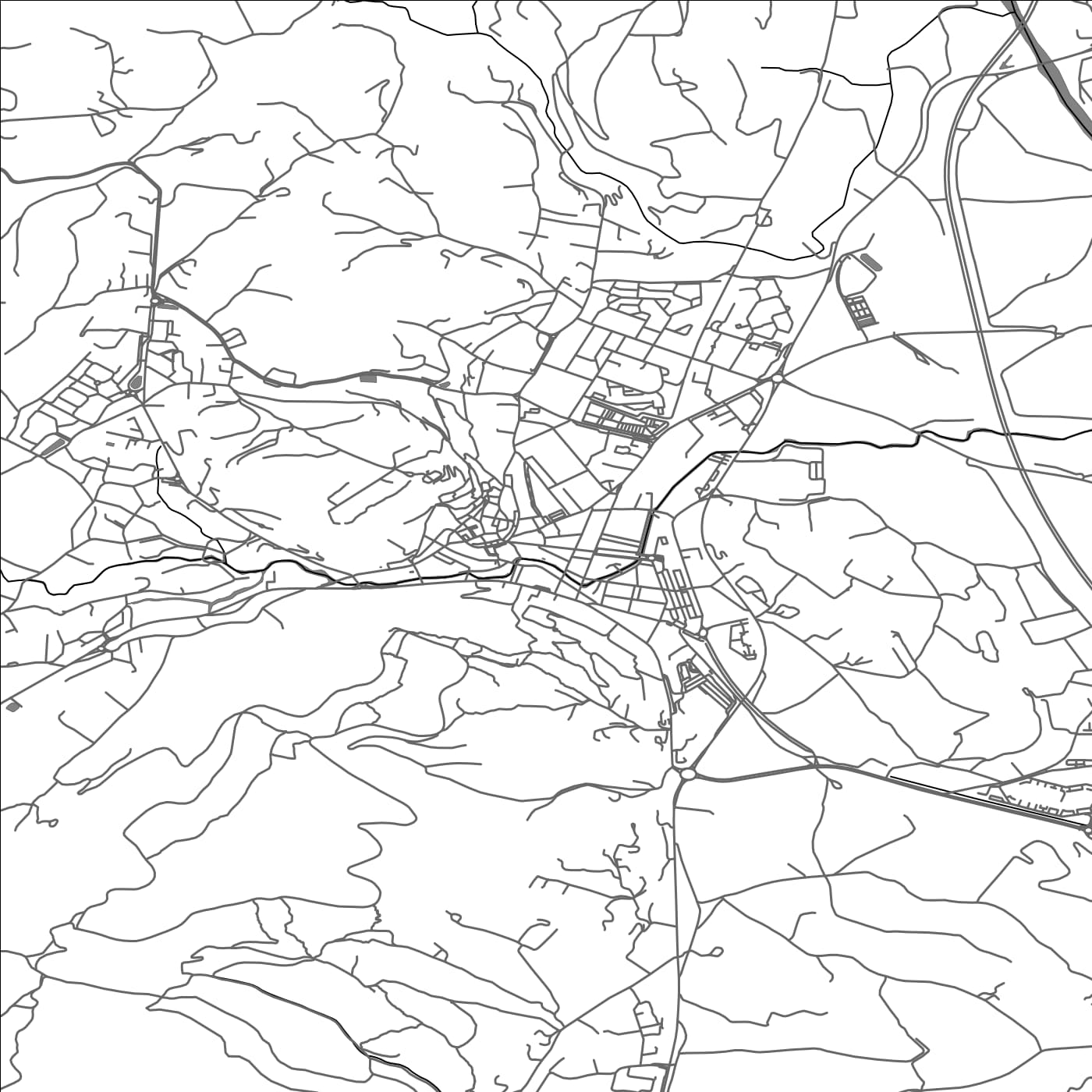 ROAD MAP OF CLERMONT-L'HERAULT, FRANCE BY MAPBAKES