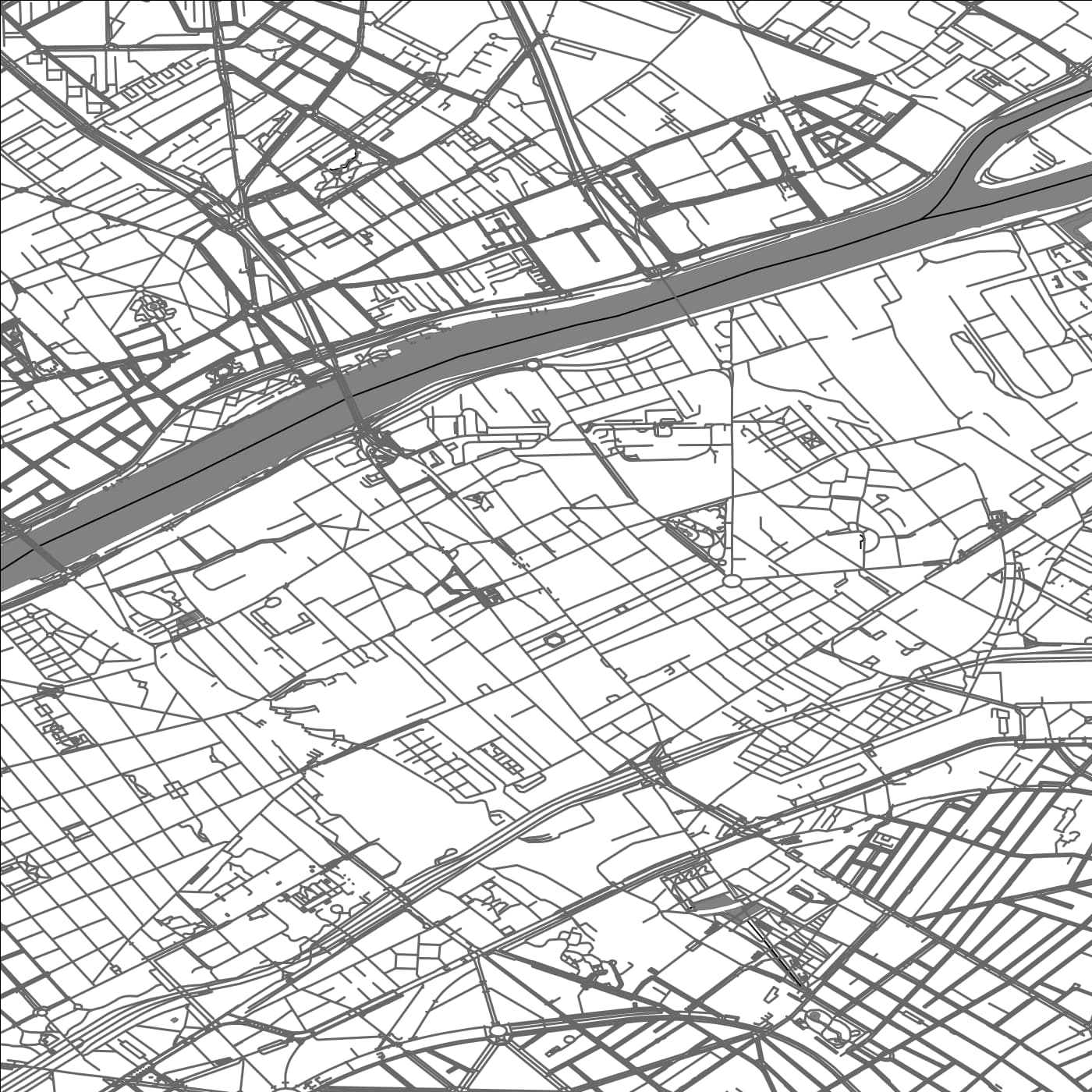 ROAD MAP OF CLICHY, FRANCE BY MAPBAKES