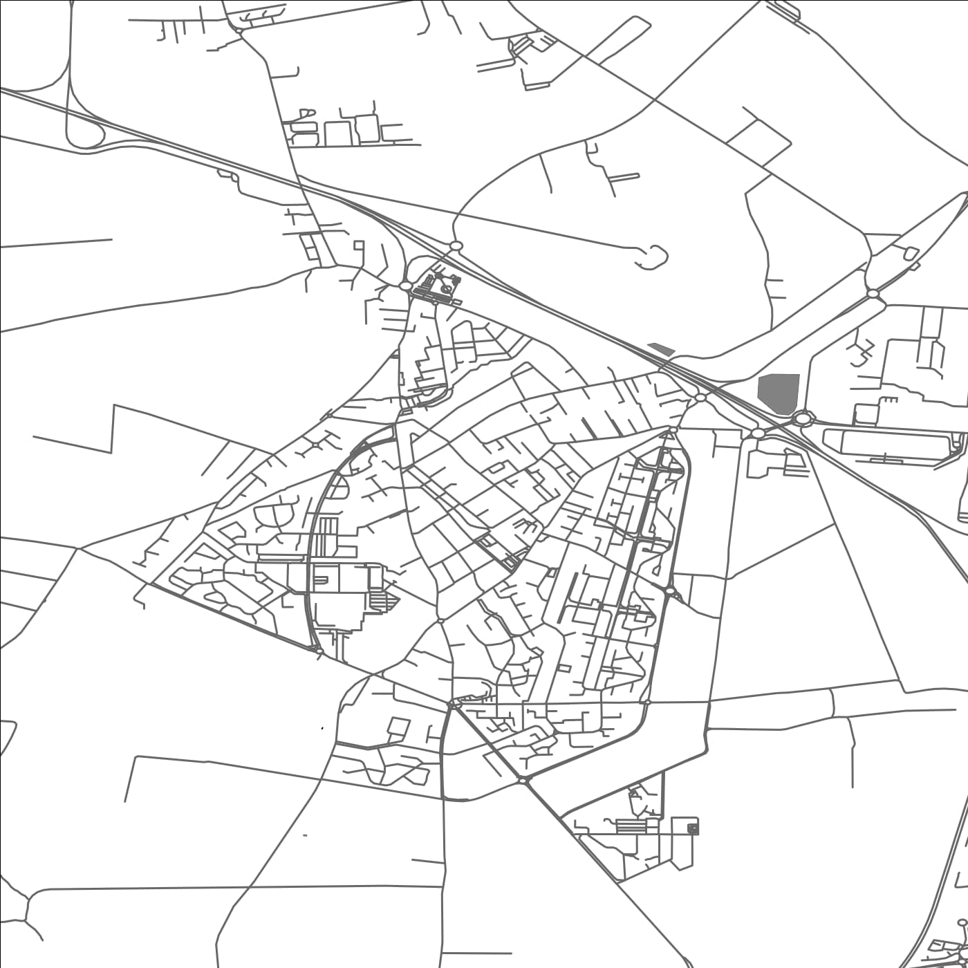 ROAD MAP OF CORBAS, FRANCE BY MAPBAKES