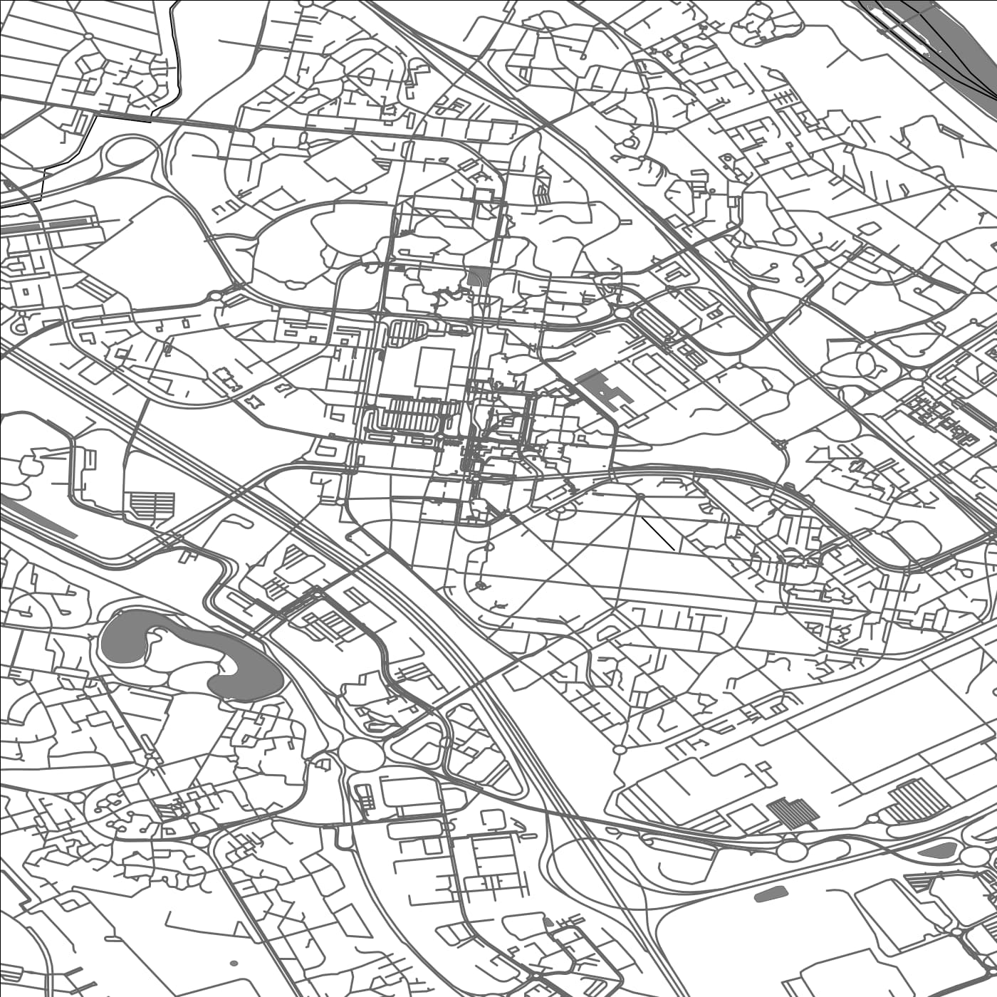 ROAD MAP OF COURCOURONNES, FRANCE BY MAPBAKES