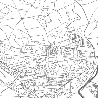 ROAD MAP OF COURNON-D'AUVERGNE, FRANCE BY MAPBAKES