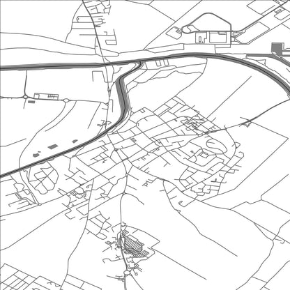 ROAD MAP OF COURRIERES, FRANCE BY MAPBAKES