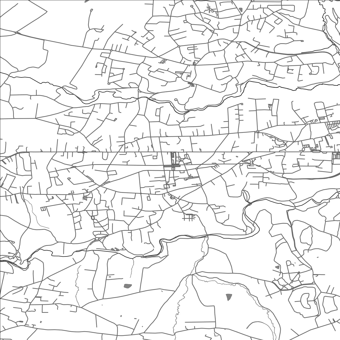 ROAD MAP OF CRAPONNE, FRANCE BY MAPBAKES