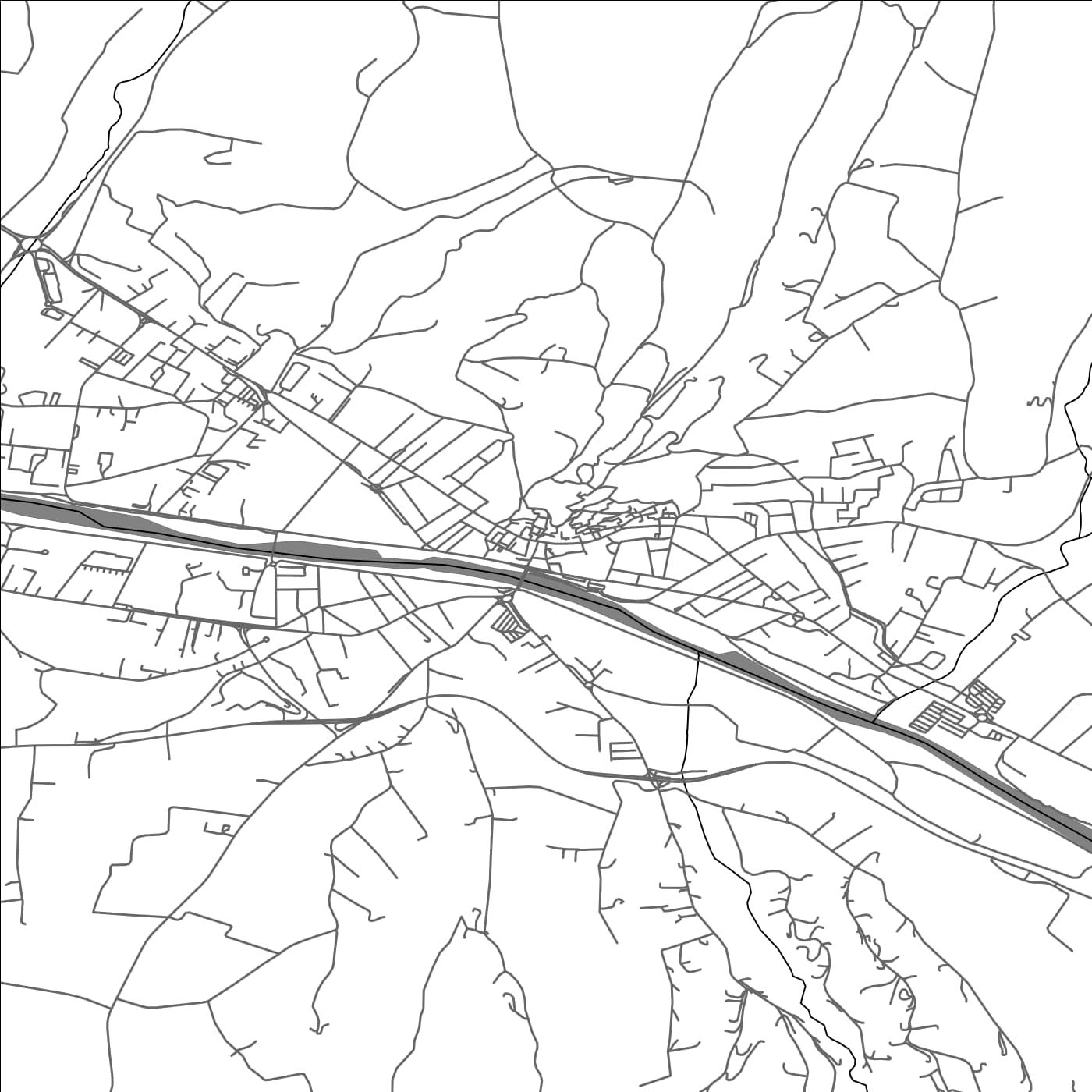 ROAD MAP OF CREST, FRANCE BY MAPBAKES