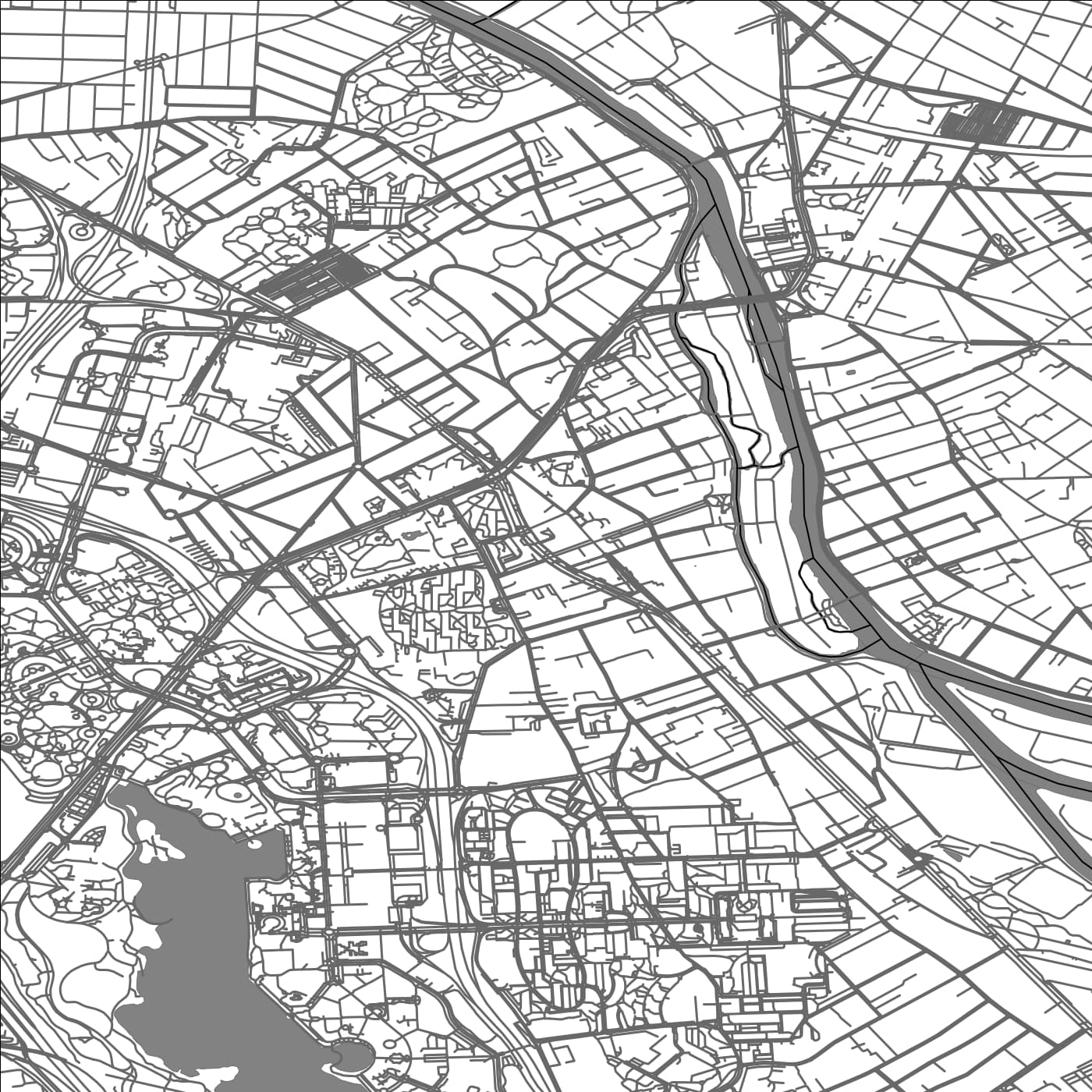 ROAD MAP OF CRETEIL, FRANCE BY MAPBAKES