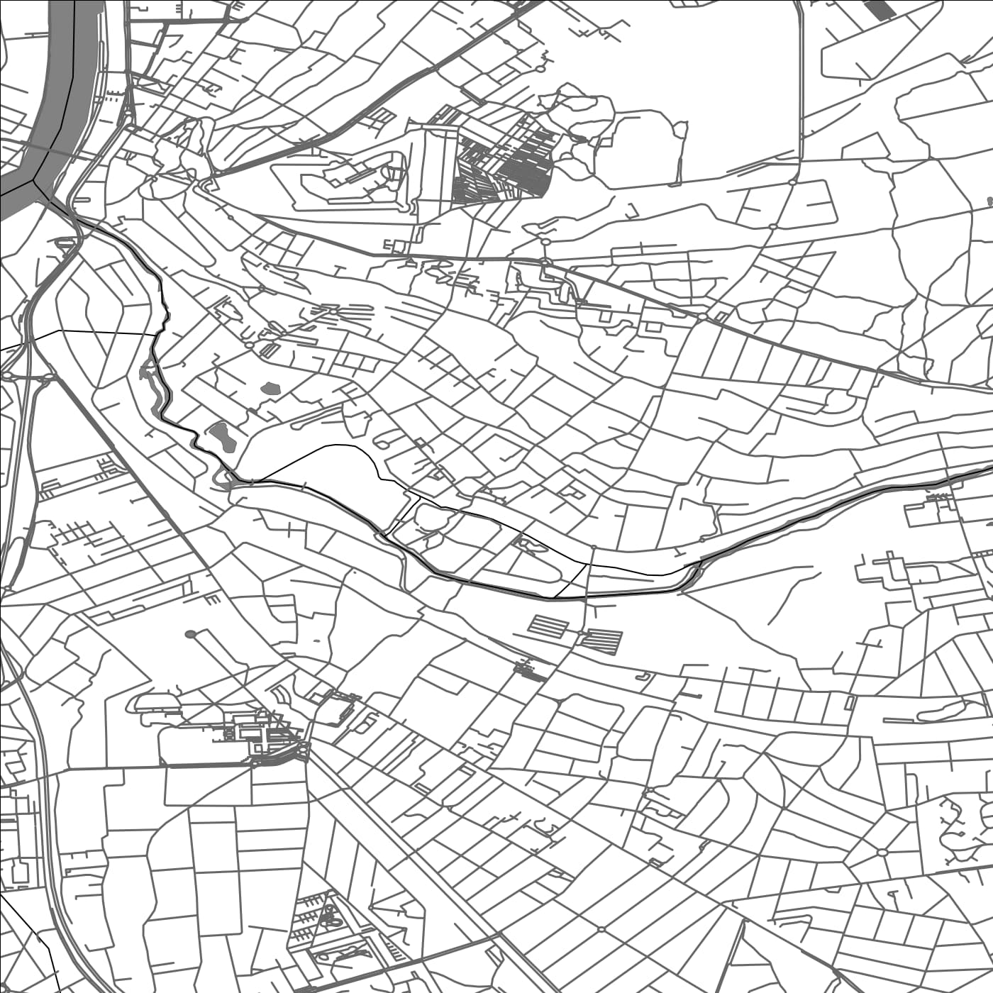 ROAD MAP OF CROSNE, FRANCE BY MAPBAKES