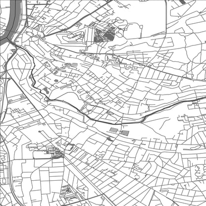 ROAD MAP OF CROSNE, FRANCE BY MAPBAKES