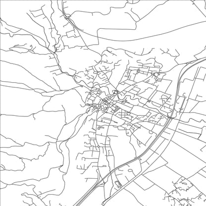 ROAD MAP OF CUERS, FRANCE BY MAPBAKES