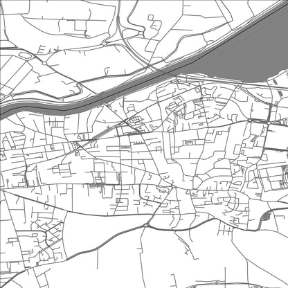 ROAD MAP OF DECINES-CHARPIEU, FRANCE BY MAPBAKES