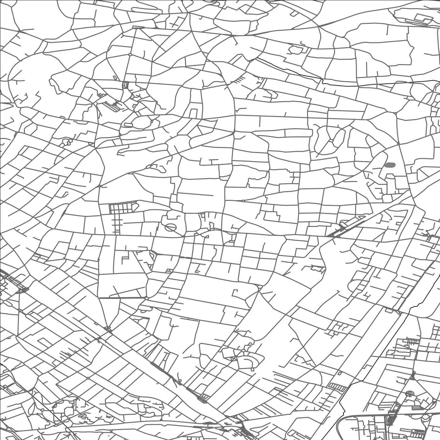 ROAD MAP OF DEUIL-LA-BARRE, FRANCE BY MAPBAKES