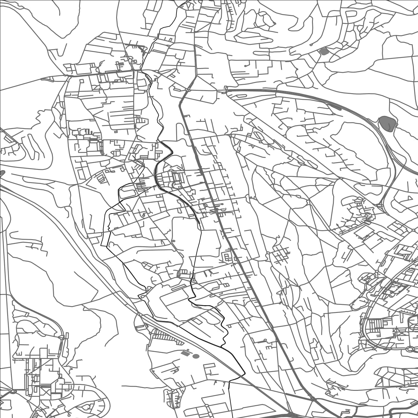 ROAD MAP OF DEVILLE-LES-ROUEN, FRANCE BY MAPBAKES