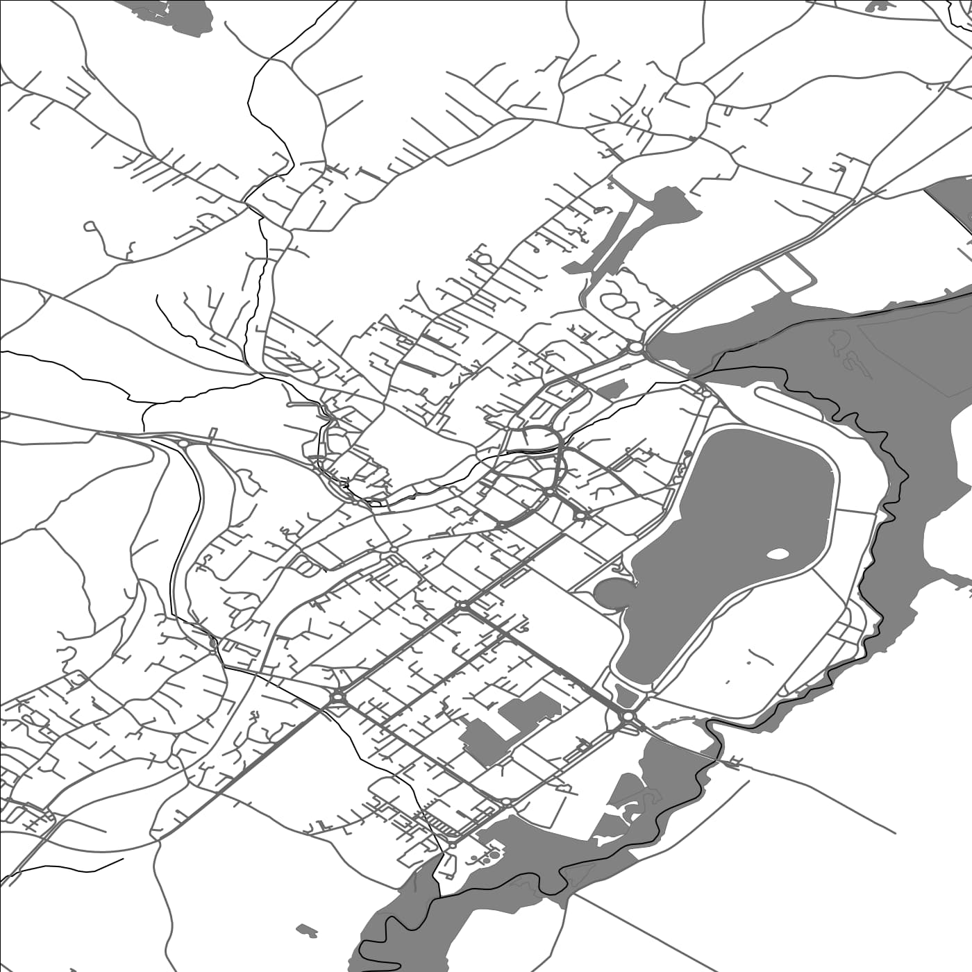 ROAD MAP OF DIVONNE-LES-BAINS, FRANCE BY MAPBAKES