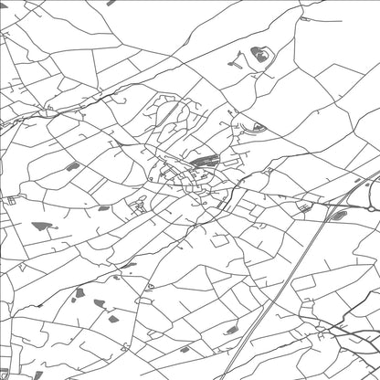 ROAD MAP OF DOMERAT, FRANCE BY MAPBAKES