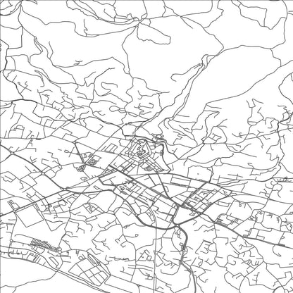 ROAD MAP OF DRAGUIGNAN, FRANCE BY MAPBAKES