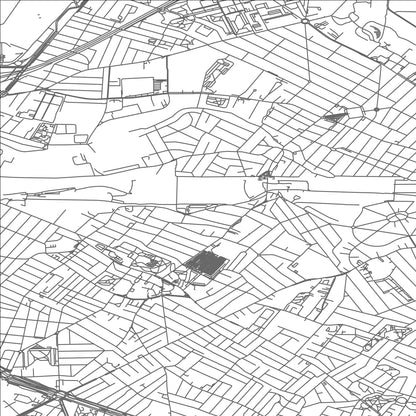 ROAD MAP OF DRANCY, FRANCE BY MAPBAKES