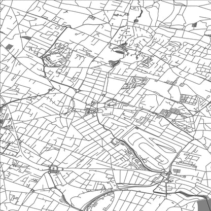 ROAD MAP OF EAUBONNE, FRANCE BY MAPBAKES