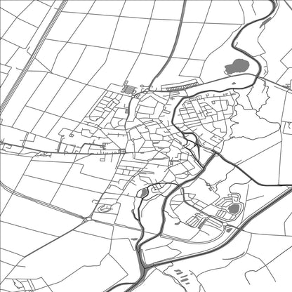 ROAD MAP OF ERSTEIN, FRANCE BY MAPBAKES