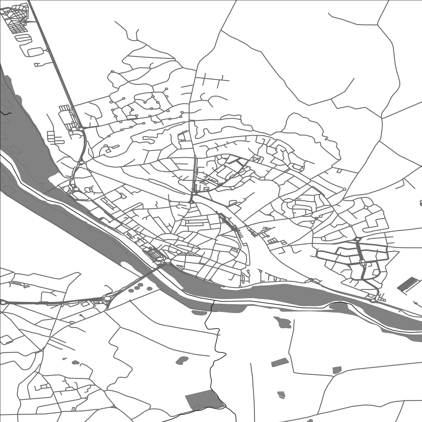 ROAD MAP OF ETAPLES, FRANCE BY MAPBAKES