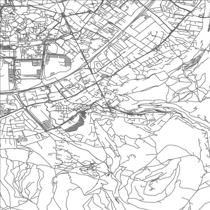 ROAD MAP OF EYBENS, FRANCE BY MAPBAKES