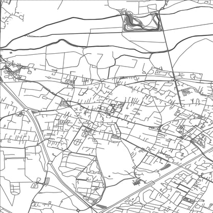 ROAD MAP OF EYSINES, FRANCE BY MAPBAKES