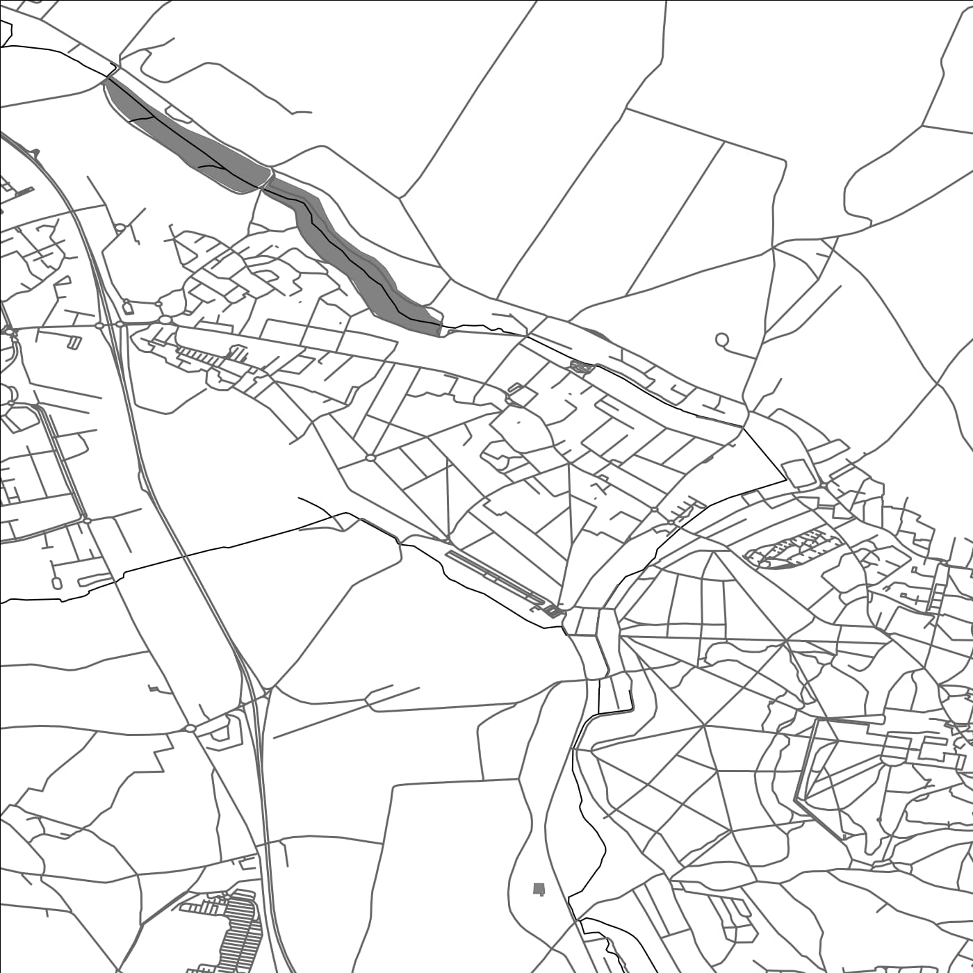 ROAD MAP OF EZANVILLE, FRANCE BY MAPBAKES