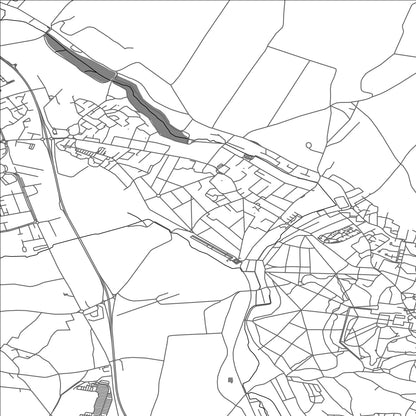 ROAD MAP OF EZANVILLE, FRANCE BY MAPBAKES