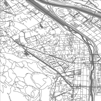 ROAD MAP OF FONTAINE, FRANCE BY MAPBAKES