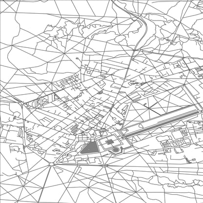 ROAD MAP OF FONTAINEBLEAU, FRANCE BY MAPBAKES