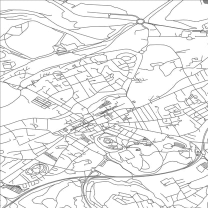 ROAD MAP OF FORBACH, FRANCE BY MAPBAKES