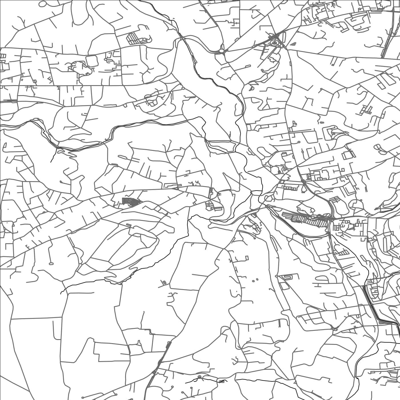 ROAD MAP OF FRANCHEVILLE, FRANCE BY MAPBAKES