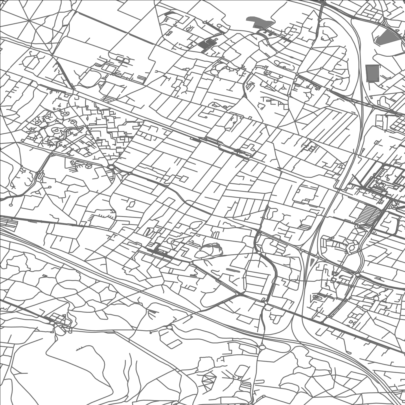 ROAD MAP OF FRANCONVILLE, FRANCE BY MAPBAKES