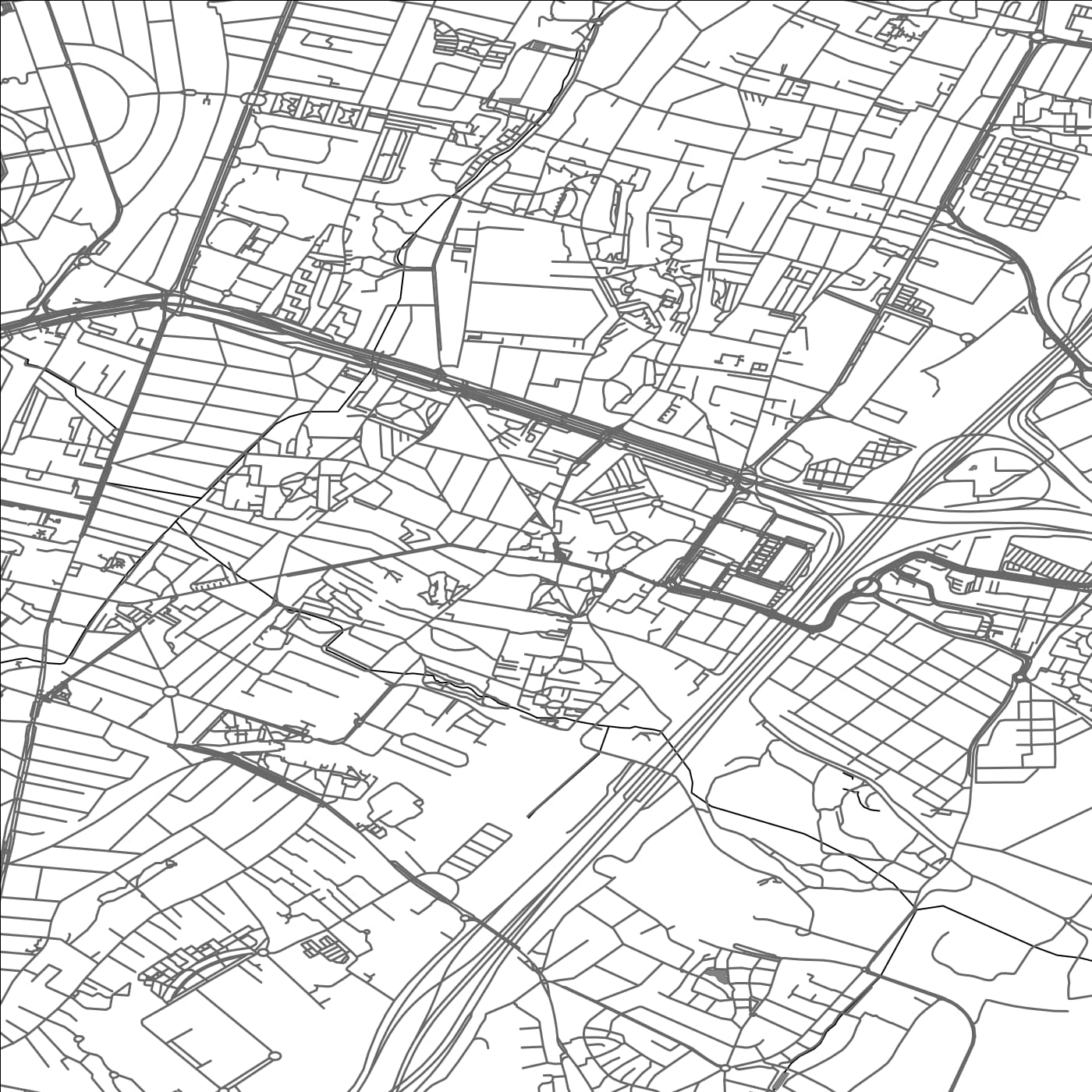 ROAD MAP OF FRESNES, FRANCE BY MAPBAKES