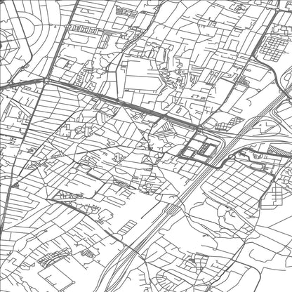 ROAD MAP OF FRESNES, FRANCE BY MAPBAKES