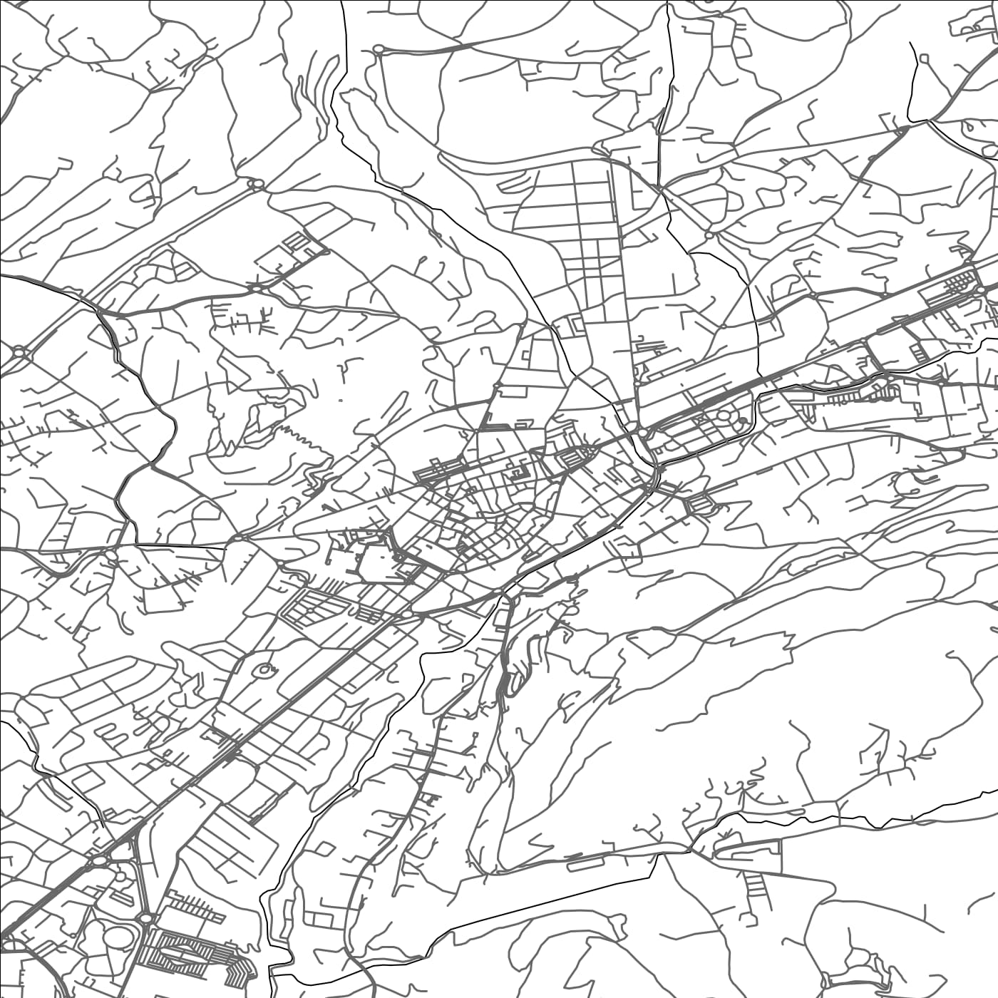 ROAD MAP OF GAP, FRANCE BY MAPBAKES