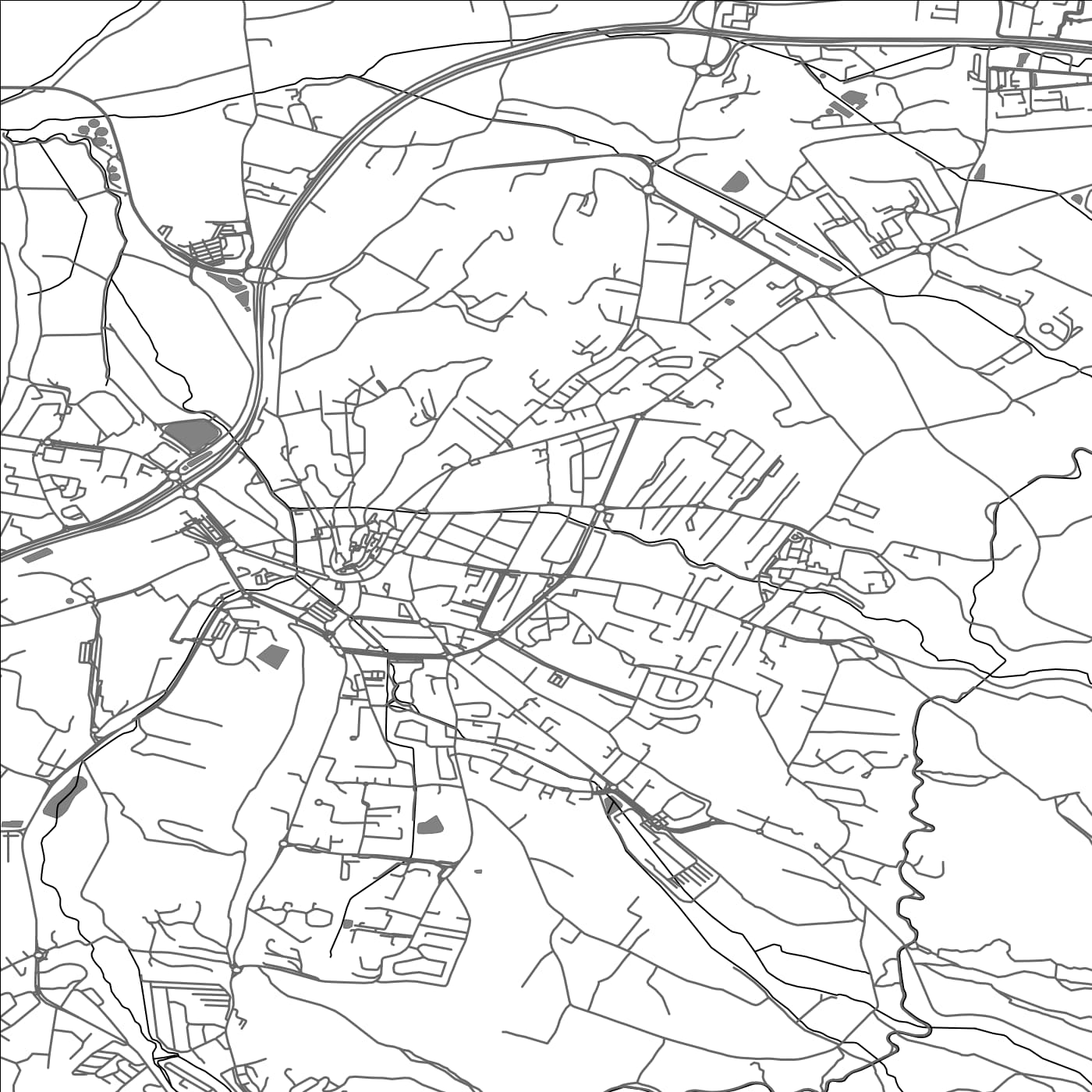 ROAD MAP OF GARDANNE, FRANCE BY MAPBAKES